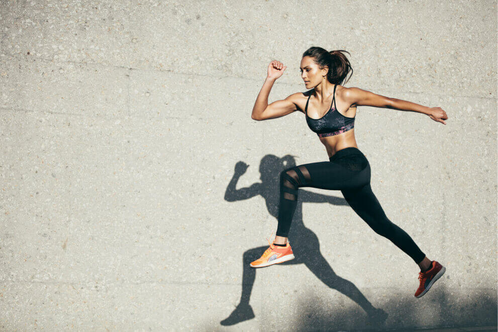 Girl running